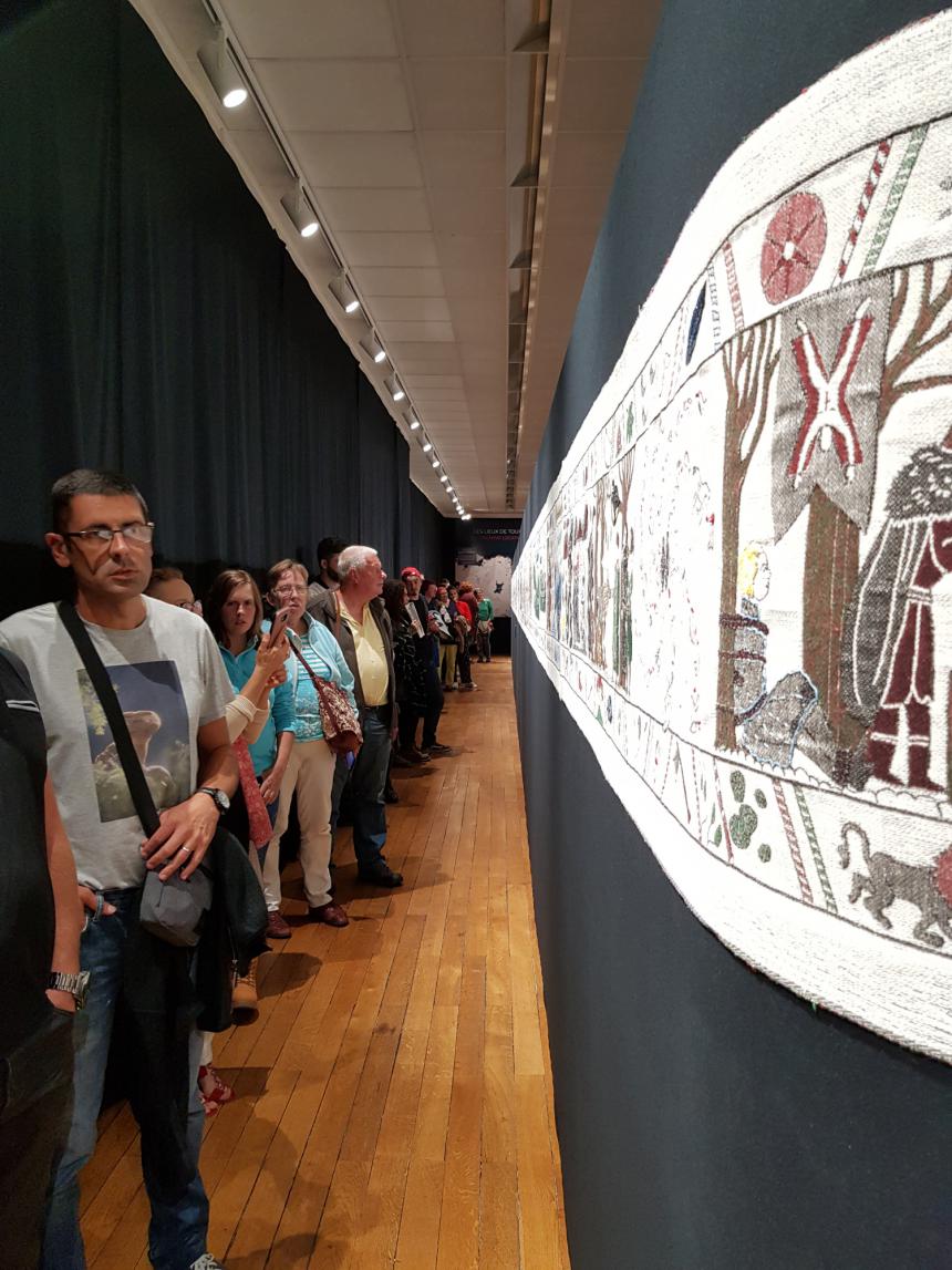 Tapisserie Game of Thrones exposée à Bayeux Tapisserie Game of Thrones exposée à Bayeux