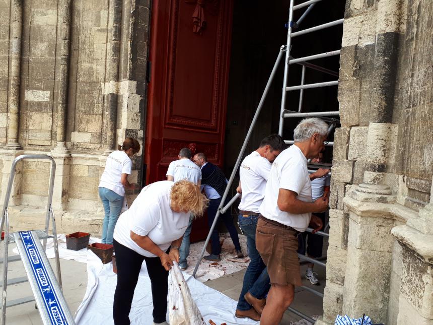 L'association Terres et Couleurs à Bayeux en juin 2018