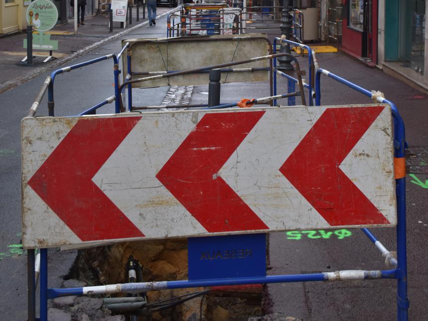 Travaux sur les réseaux à Bayeux