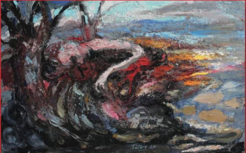 Oeuvre de Titos Kontou, invité d'honneur de l'exposition des artistes en Normandie à bayeux Oeuvre de Titos Kontou, invité d'honneur de l'exposition des artistes en Normandie à bayeux