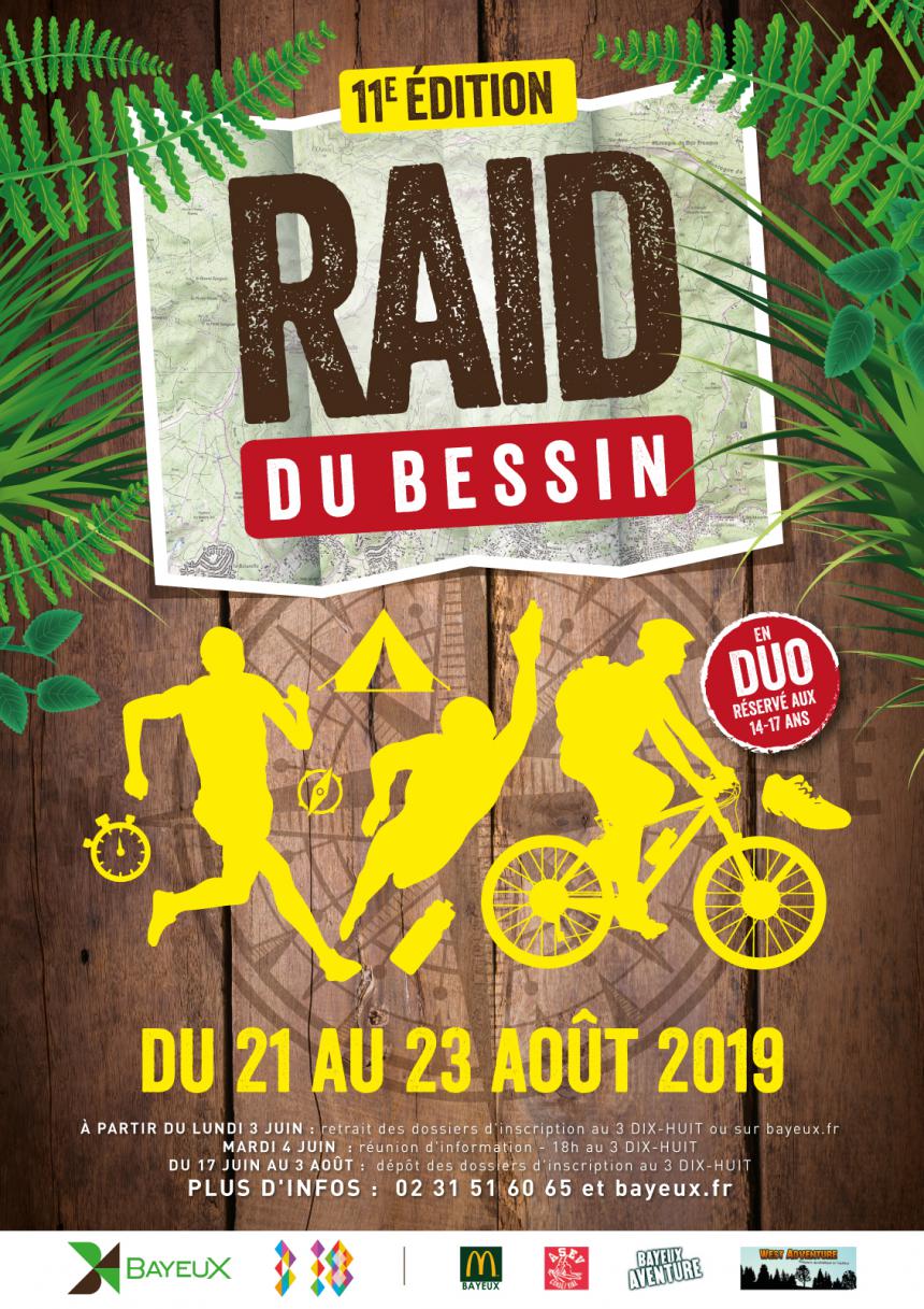 Affiche Raid du Bessin à Bayeux 2019 Affiche Raid du Bessin à Bayeux 2019