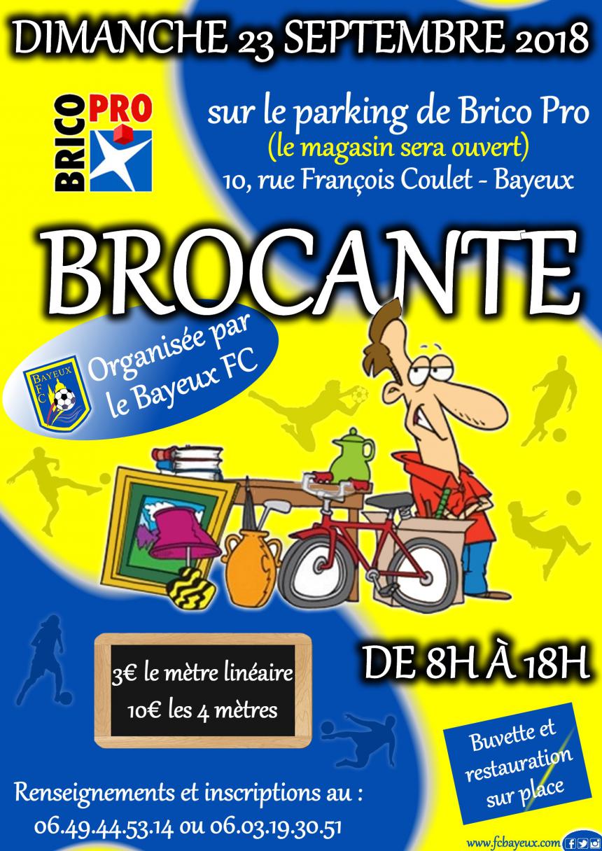 Affiche Brocante Bayeux