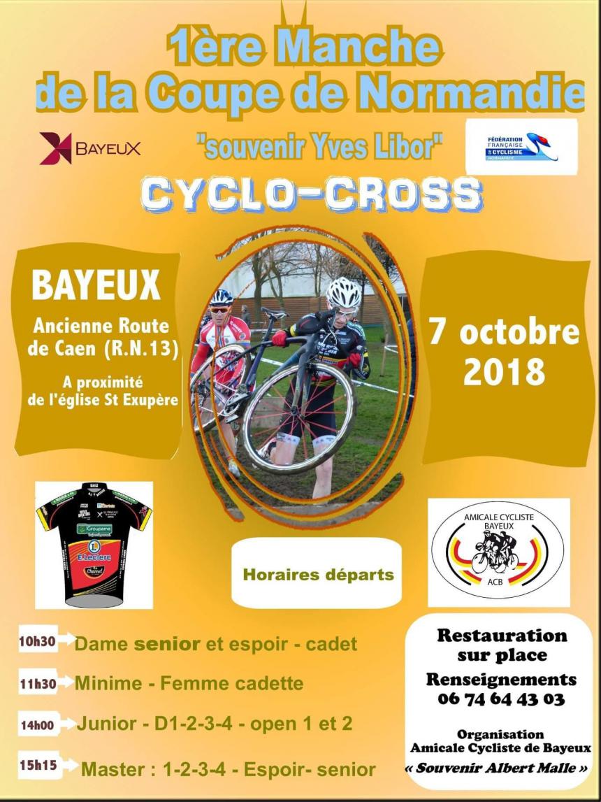 Affiche Cyclocross Bayeux Affiche Cyclocross Bayeux