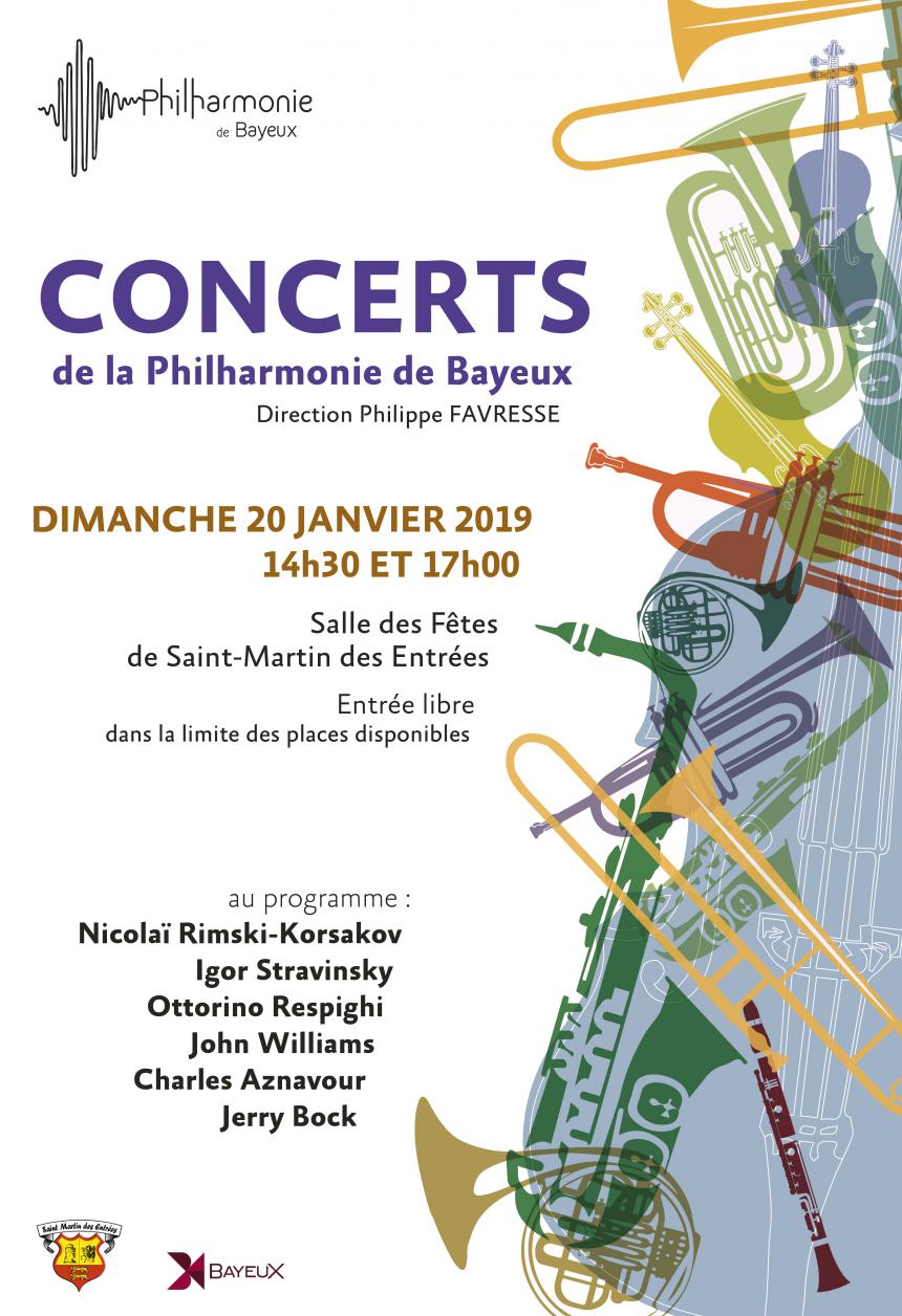 Affiche du concert de la Philharmonie
