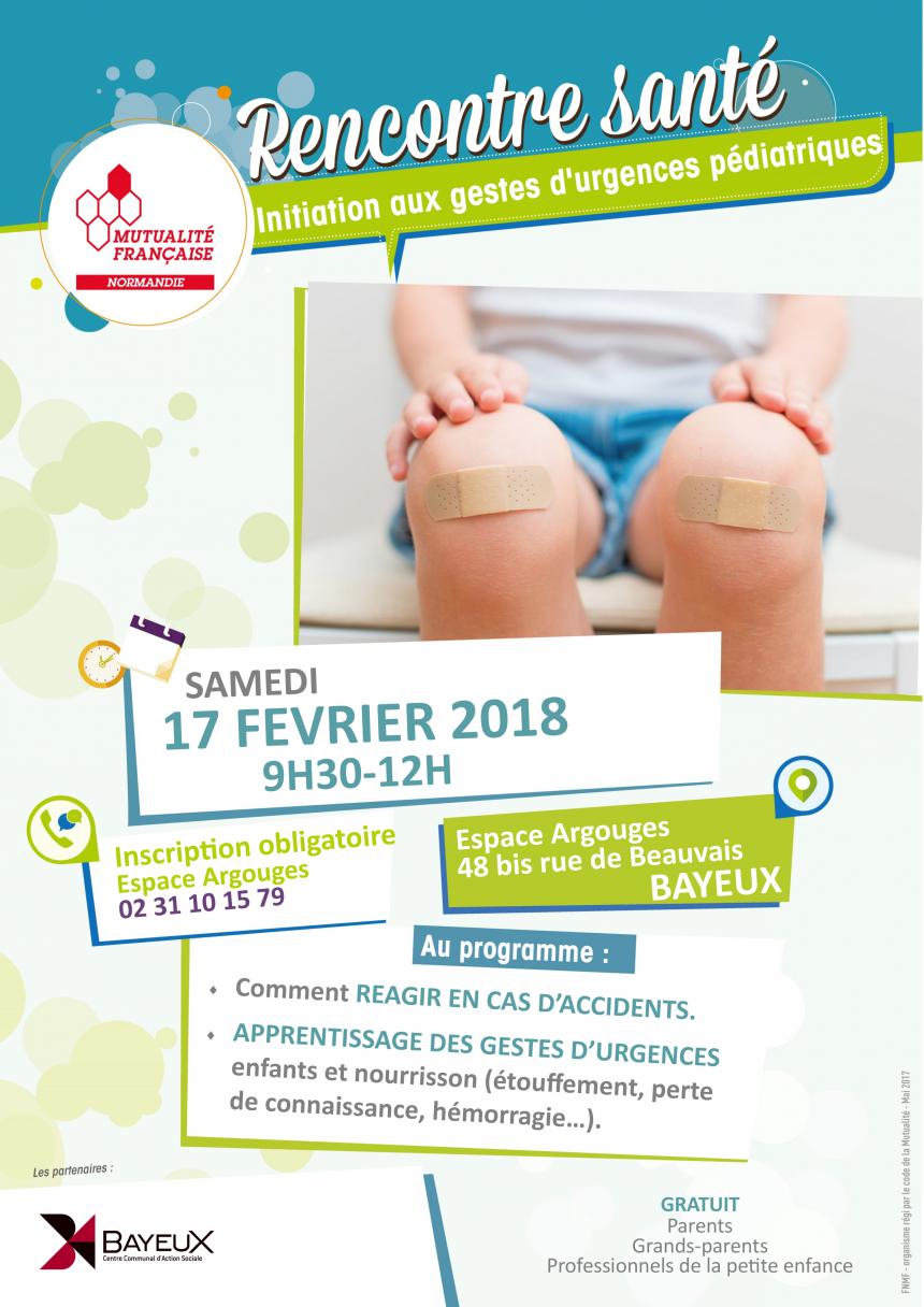 Affiche Rencontre Santé Bayeux