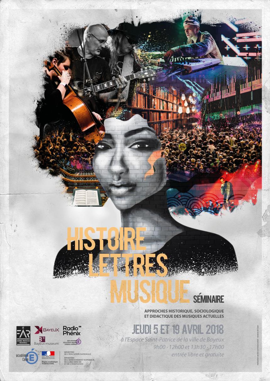 Affiche séminaire Histoire Lettres Musique à Bayeux