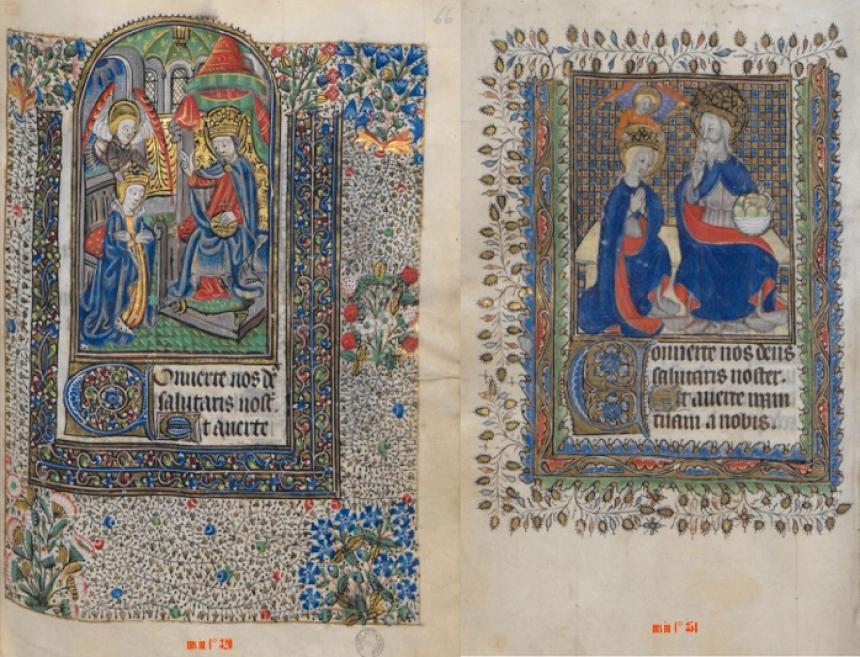 photo Bibliothèque de Caen - Couronnement de la Vierge