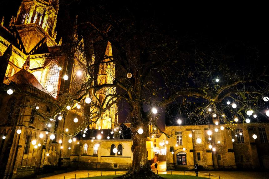 Illuminations de Noël à Bayeux