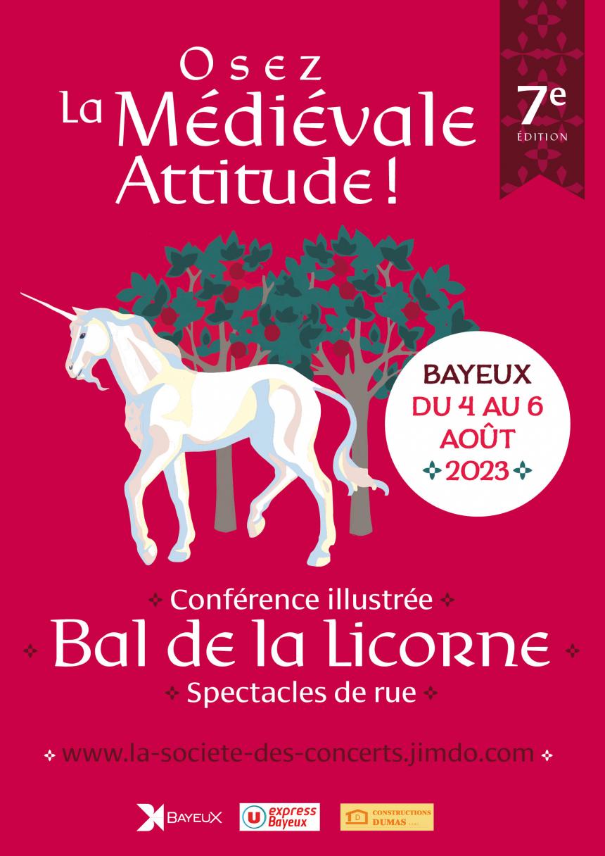Affiche Osez la Médiévale Attitude Bayeux 2023 Affiche Osez la Médiévale Attitude Bayeux 2023