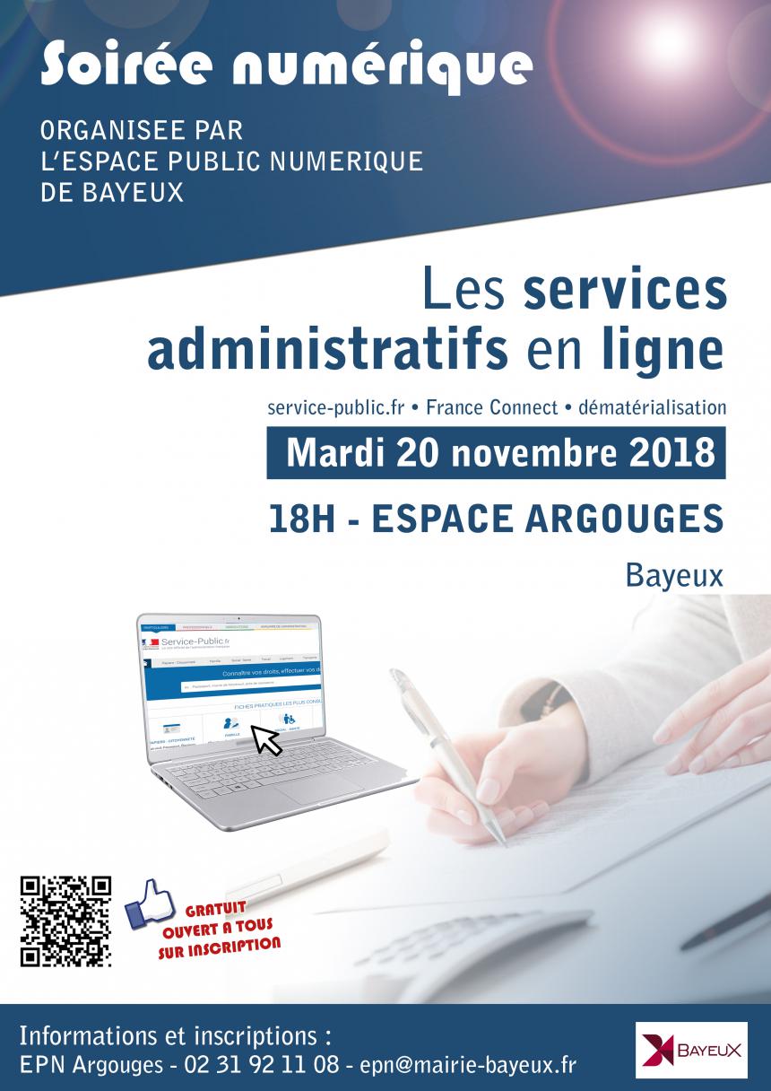 Affiche soirée numérique le 20 novembre à Bayeux