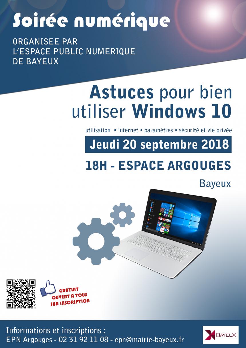 Affiche soirée numérique le 20 septembre à Bayeux