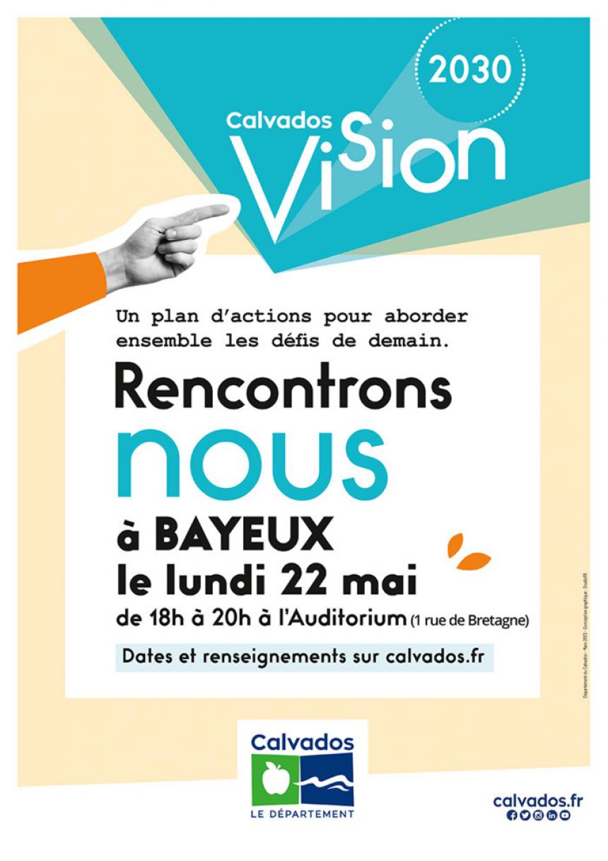 Affiche Calvados Vision 2030 à Bayeux Affiche Calvados Vision 2030 à Bayeux