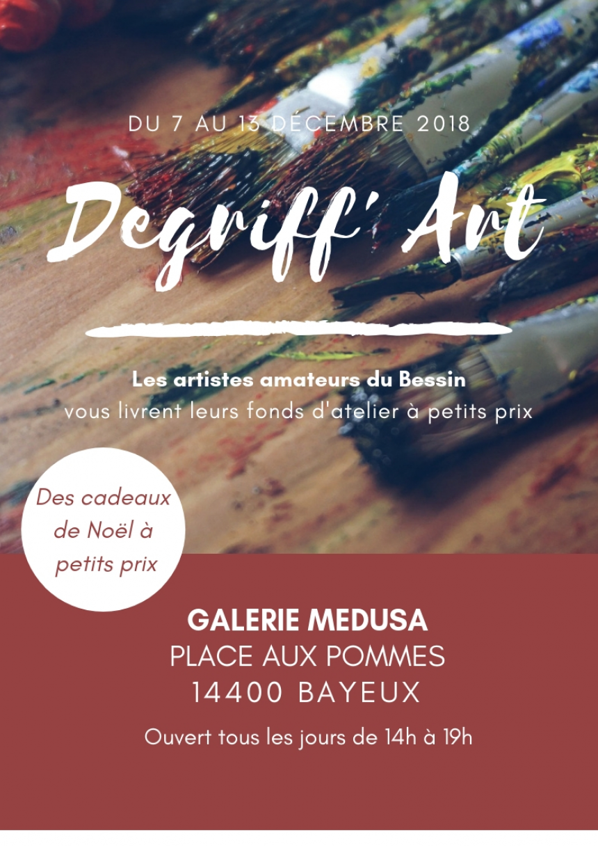 Affiche Degriff'Art à Bayeux