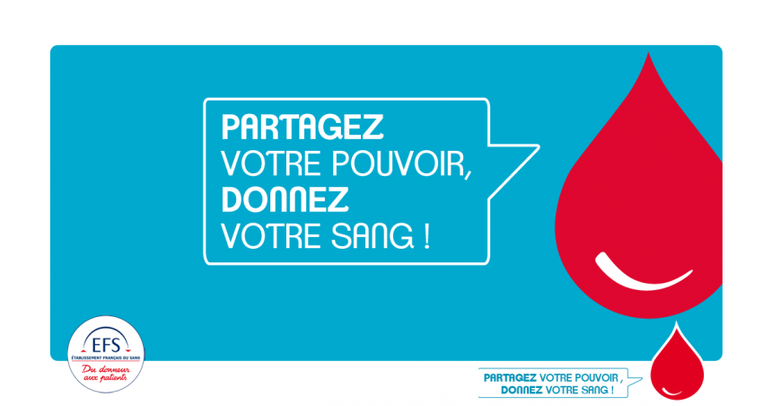 Visuel EFS don du sang Visuel EFS don du sang