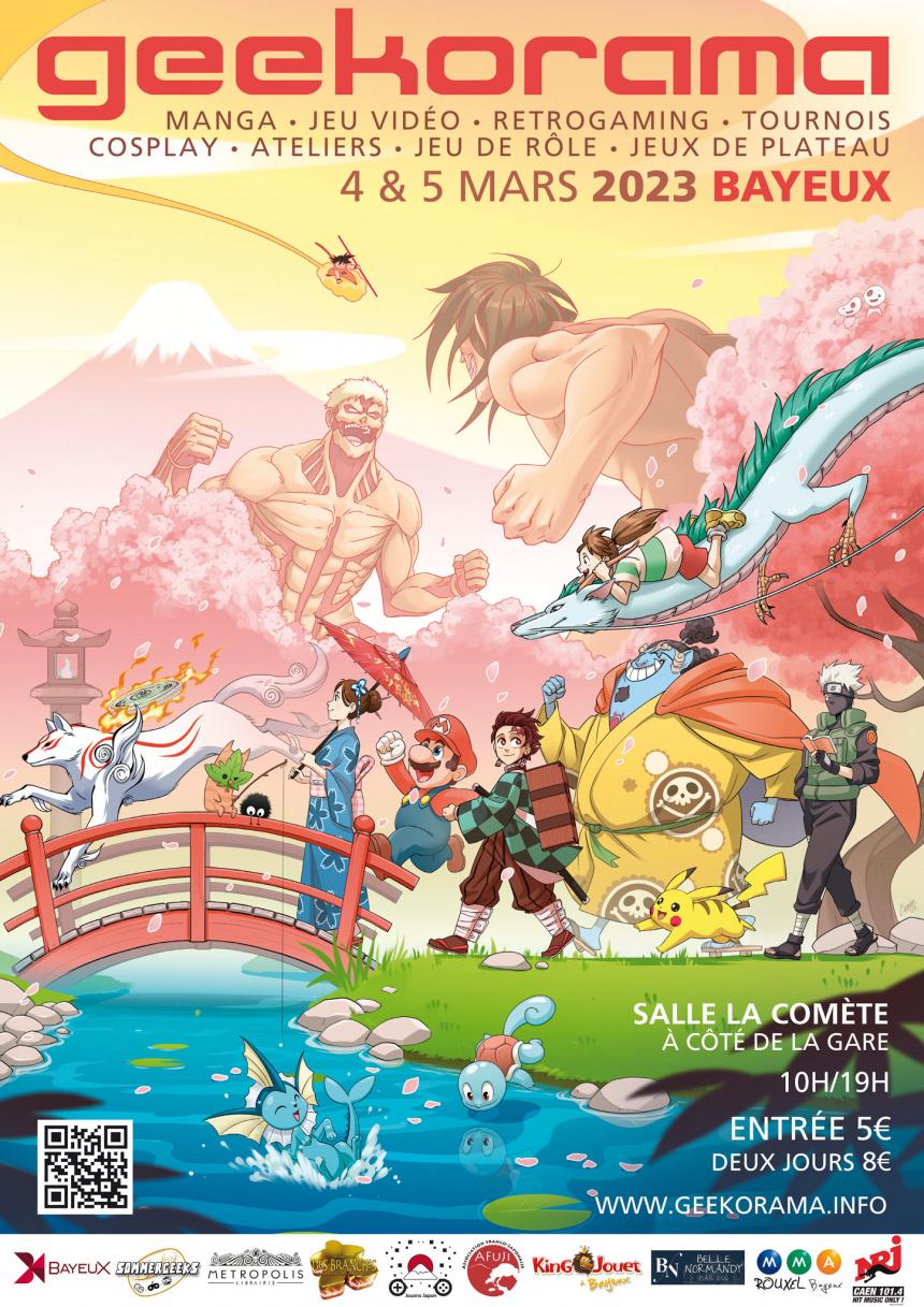 Affiche Geekorama 2023 à Bayeux Affiche Geekorama 2023 à Bayeux