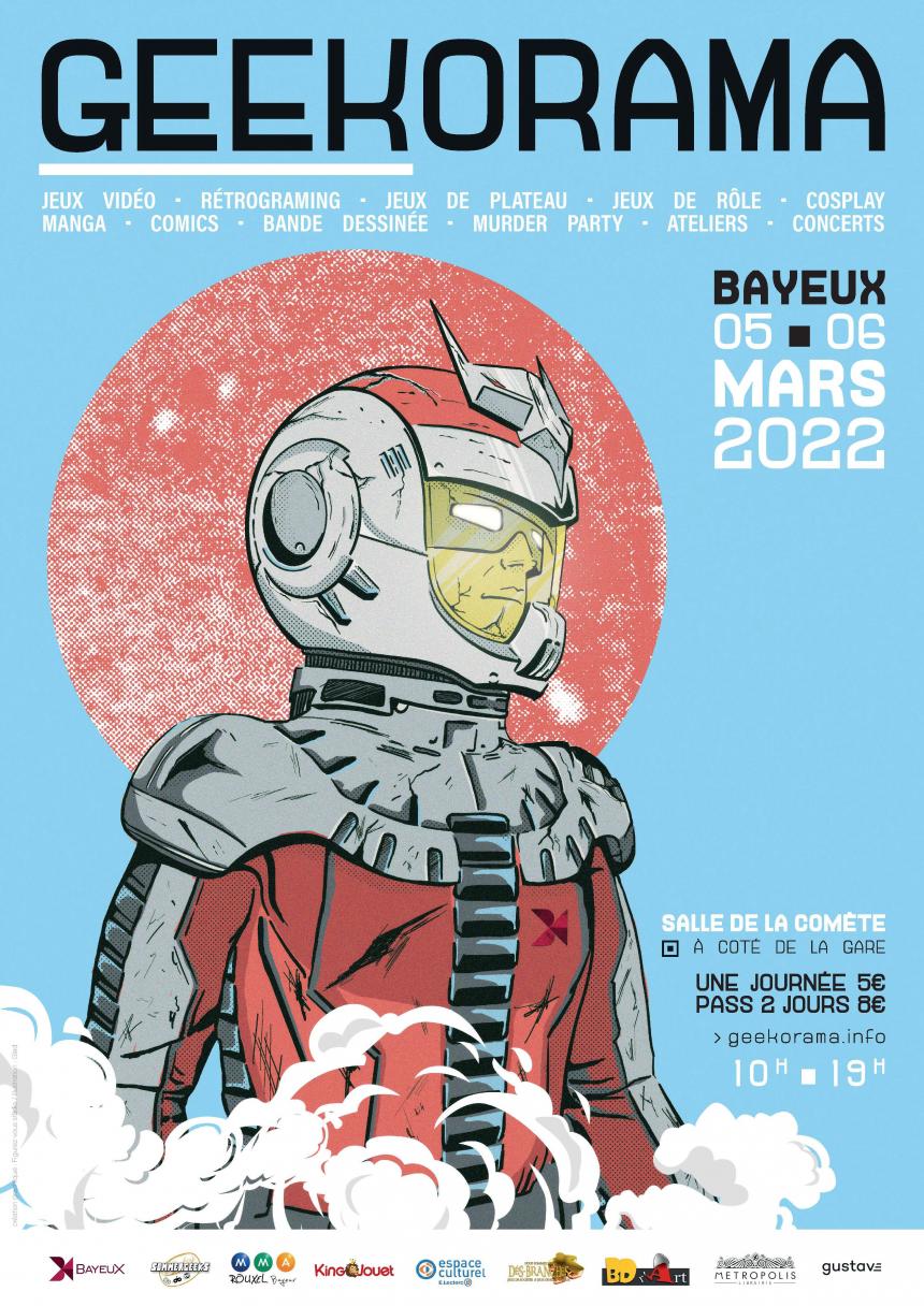 Affiche du festival Geekorama 2022