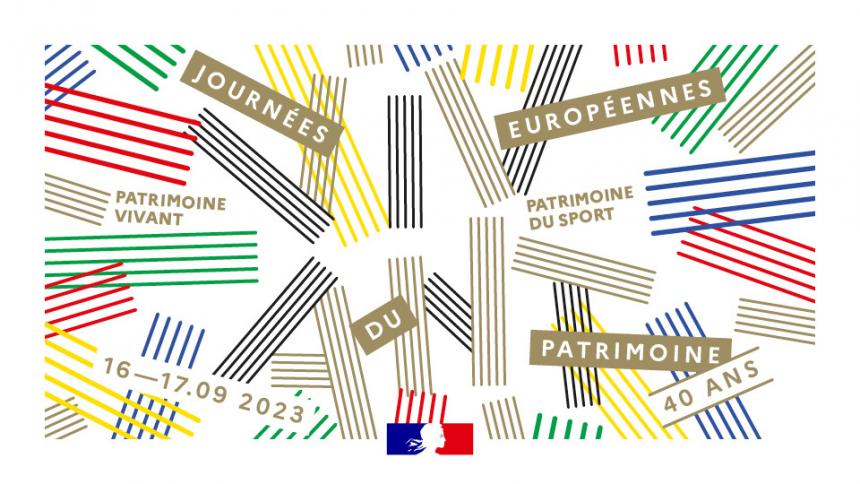 Visuel journées européennes du patrimoine 2023 Visuel journées européennes du patrimoine 2023
