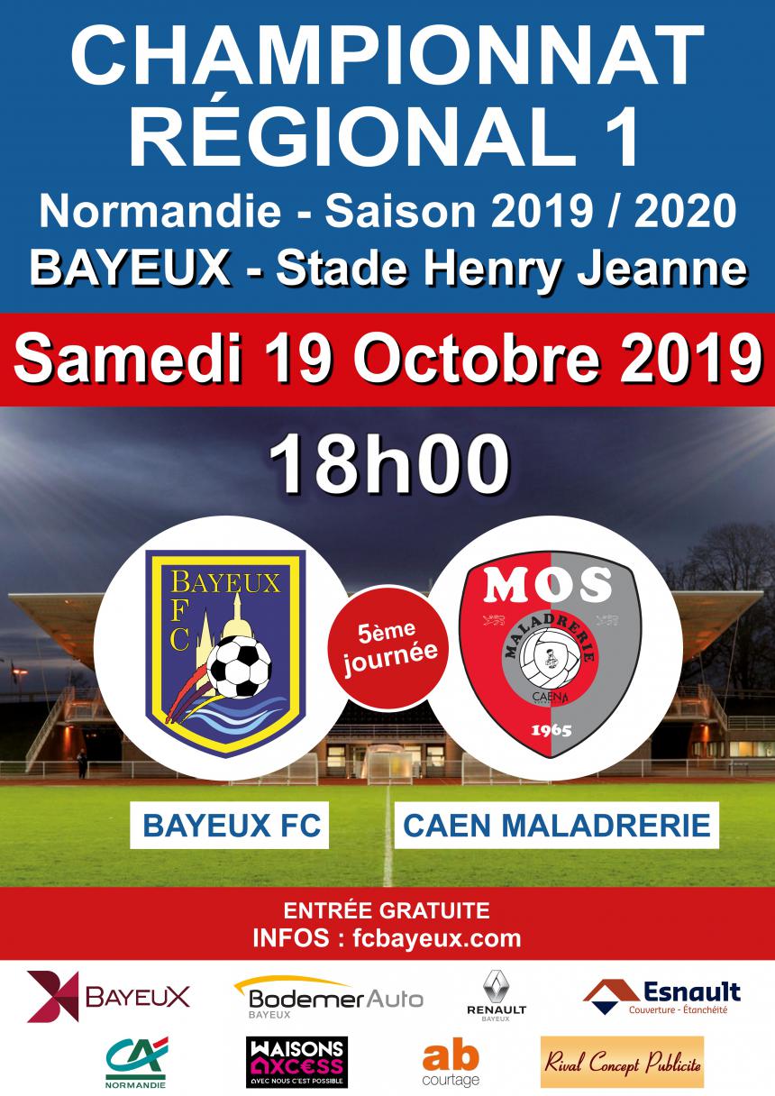 Match Bayeux - Caen Maladrerie