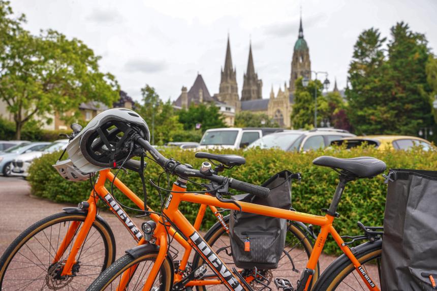 Une première aire de services vélos à Bayeux