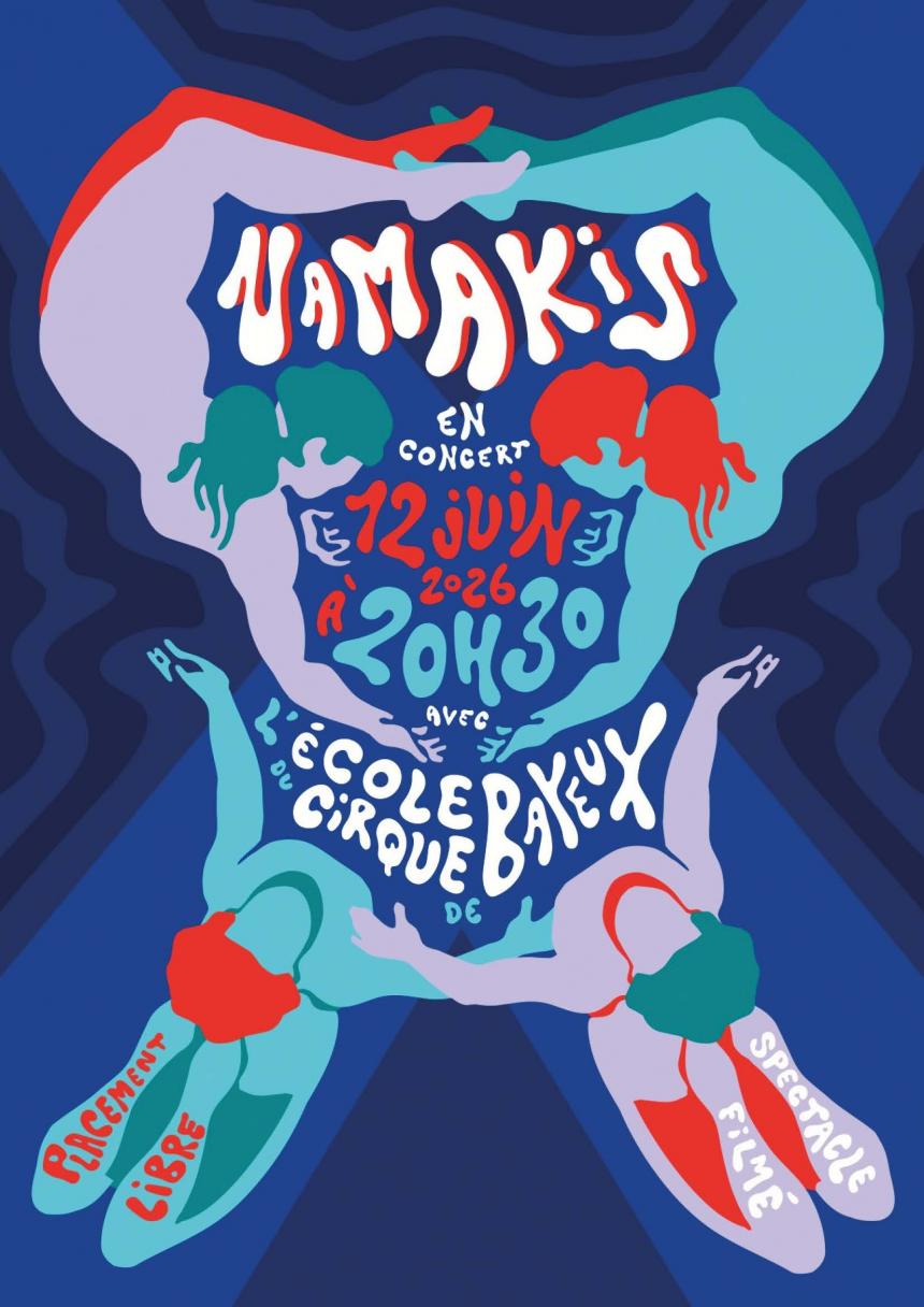 Affiche du concert de Namakis à Bayeux