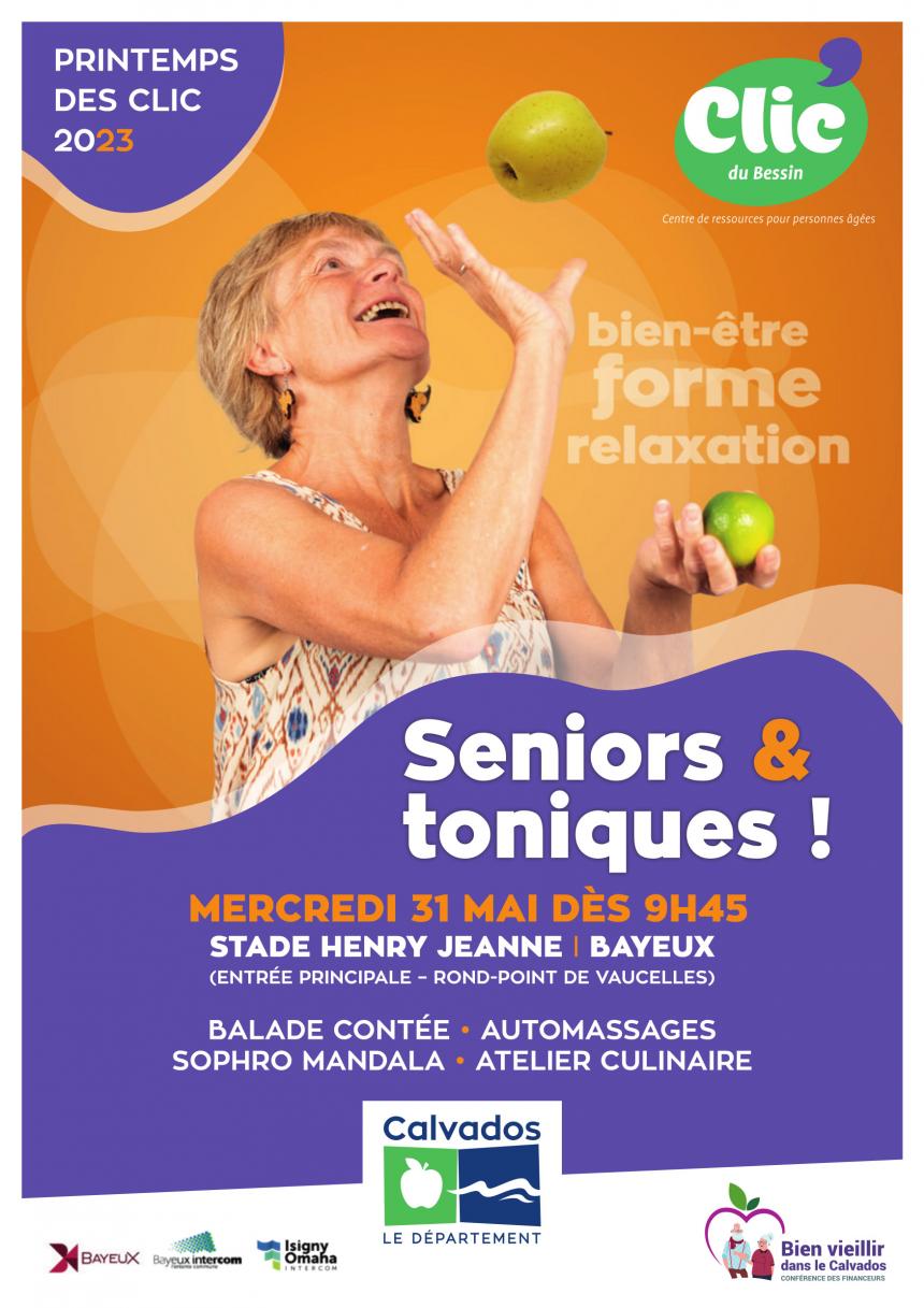 Affiche Seniors et toniques à Bayeux