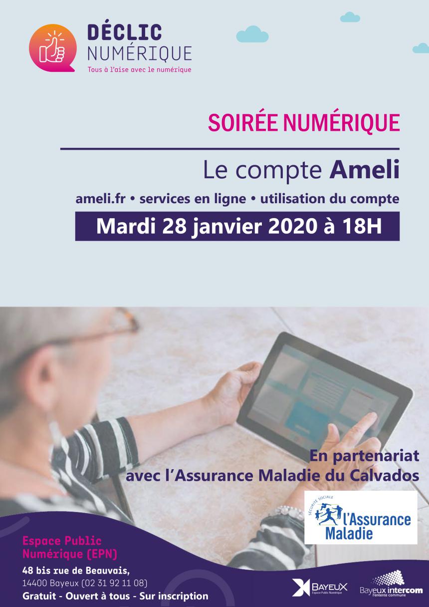 Soirée numérique : le compte Ameli Soirée numérique : le compte Ameli
