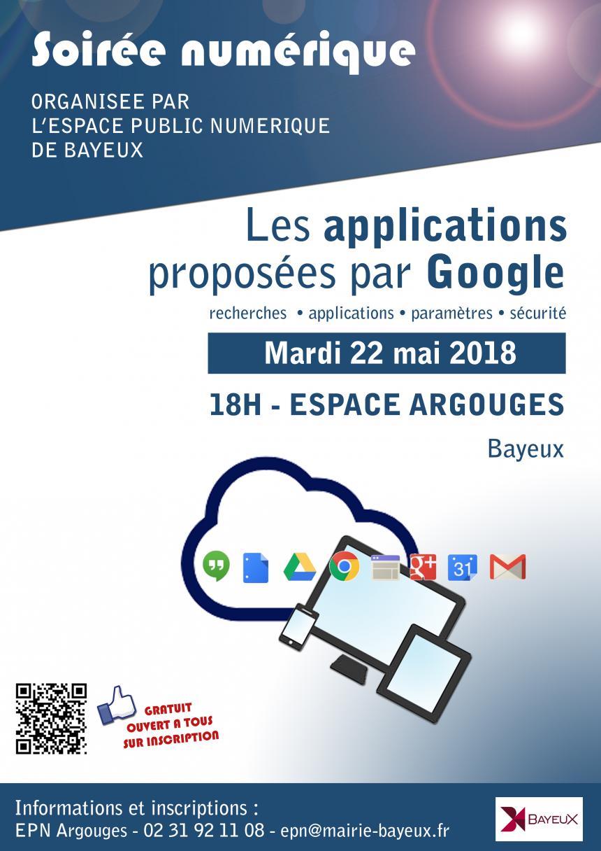 Affiche soirée numérique du 22 mai 2018 à Bayeux