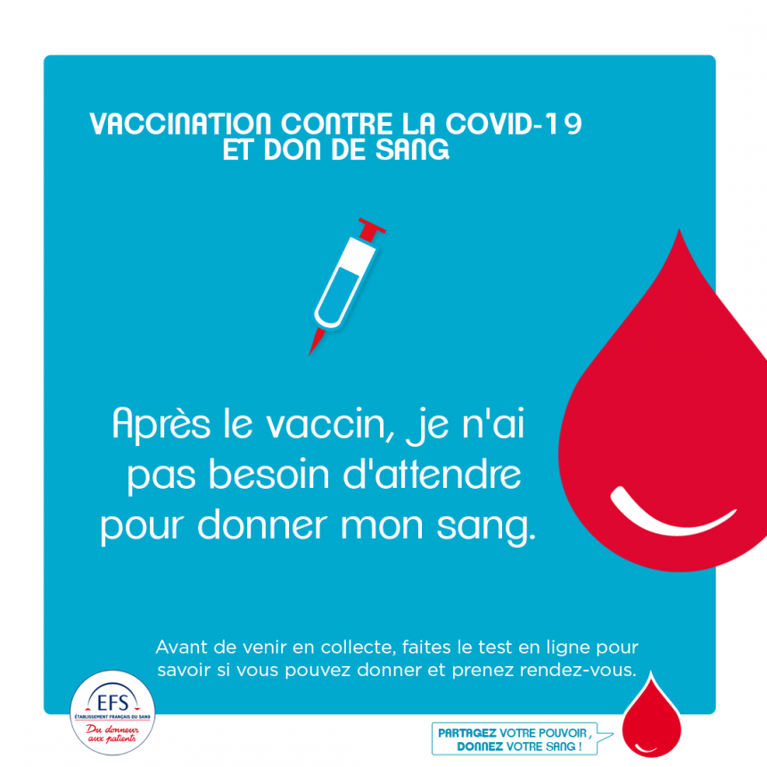 Visuel EFS don du sang Visuel EFS don du sang