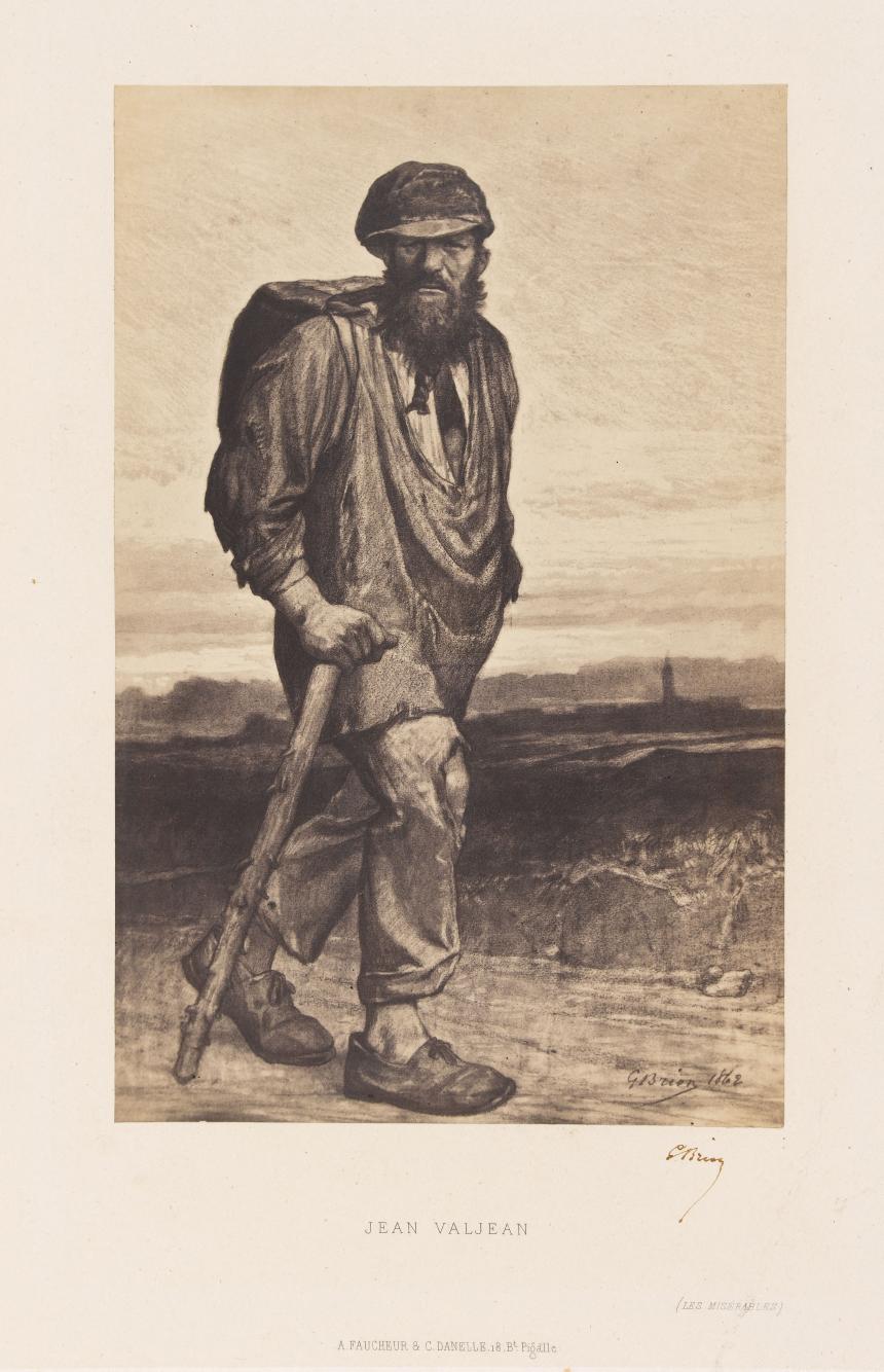 photo www.parismuseescollection.paris.fr - Jean Valjean par Gustave Brion
