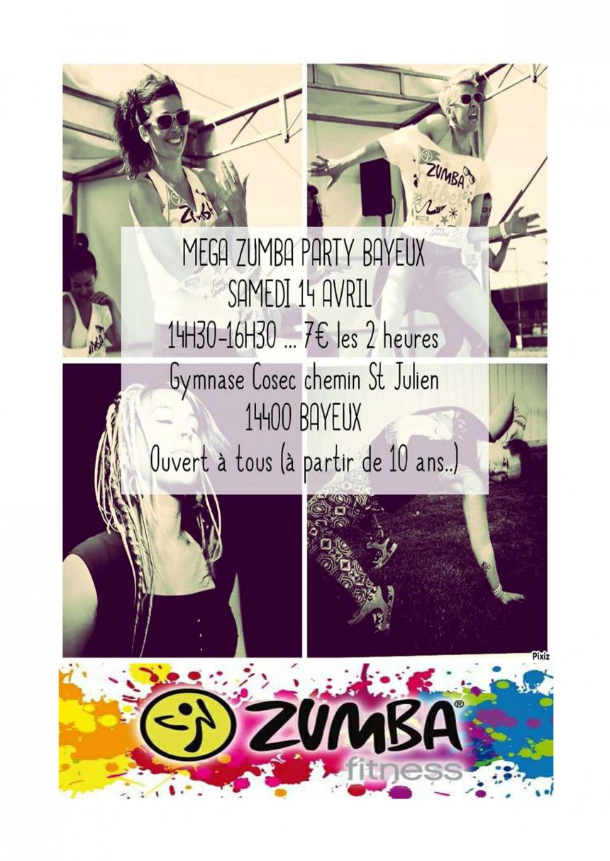 Affiche Zumba Party Bayeux Affiche Zumba Party Bayeux